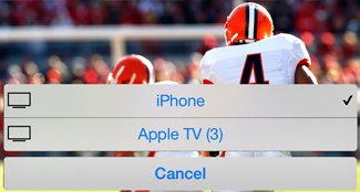 AirPlay for Apple TV